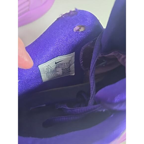 Nike KD16 B.A.D. Bad Mens Size 10.5 Purple Fuchsia Aunt Pearl DV2917-500 NBY - Picture 5 of 8